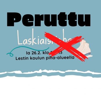 Laskiaisrieha 26.2 peruttu.