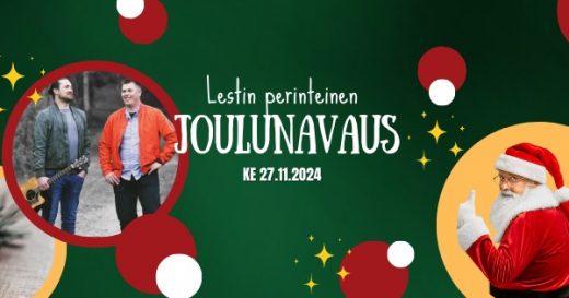 Mainoskuva. Lestin perinteinen joulunavaus keskiviikkona 27.11.2024